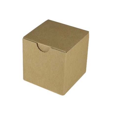 Cardboard Candle Box 100mm Cube - PackQueen