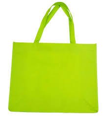 Carnival Non Woven Bags - Lime - 100PK - PackQueen