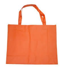 Carnival Non Woven Bags - Orange - 100PK - PackQueen