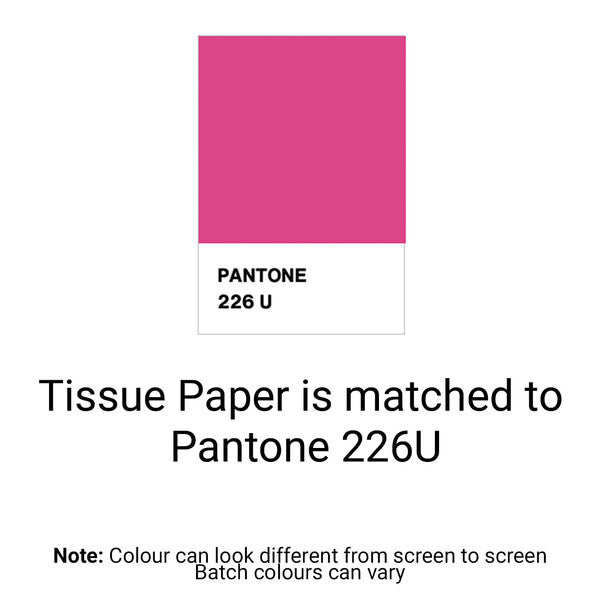 Cerise Tissue Paper - Acid Free 500 x 750mm (Bulk 480 Sheets) - PackQueen