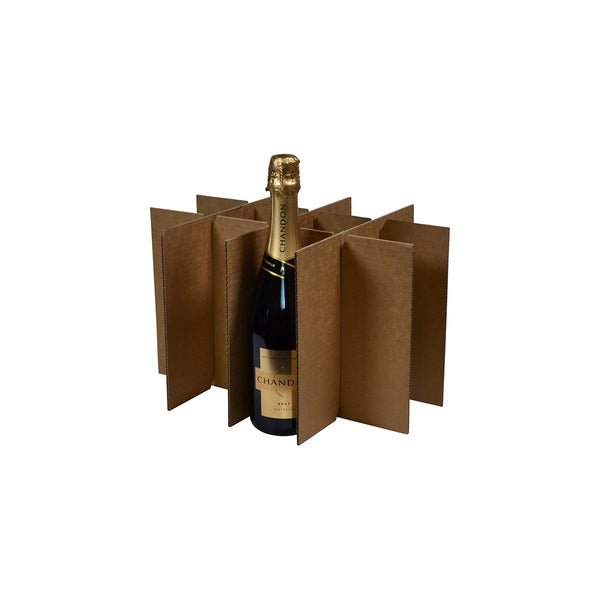 Chandon Divider INSERT for 12 Bottle Shipping Carton [RSC] 320mm High - Box Sold Separately [700-24846] (MTO) - PackQueen