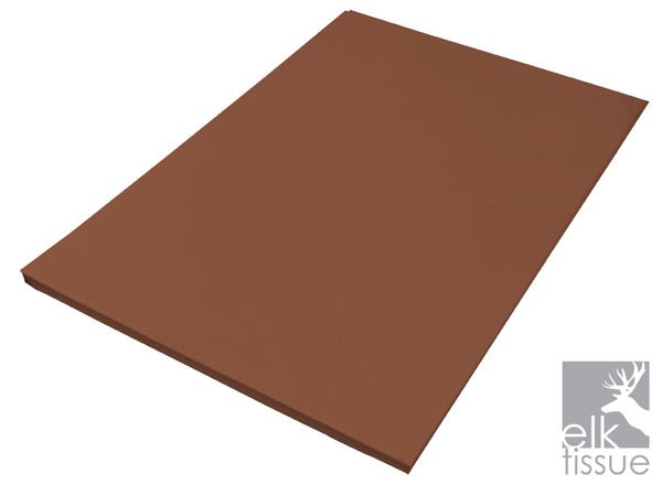Chocolate Brown Tissue Paper - Acid Free 500 x 750mm (Bulk 480 Sheets) - PackQueen