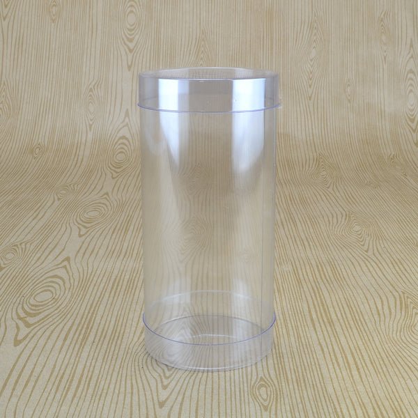 Clear 60mm Cylinder Box 125mm High (Suitable for 3-5 Macaroons) - 60 x 60 x 125mm - PackQueen