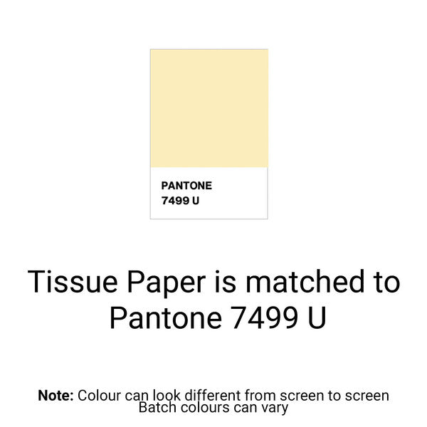 Cream Tissue Paper - Acid Free 500 x 750mm (Bulk 480 Sheets) - PackQueen