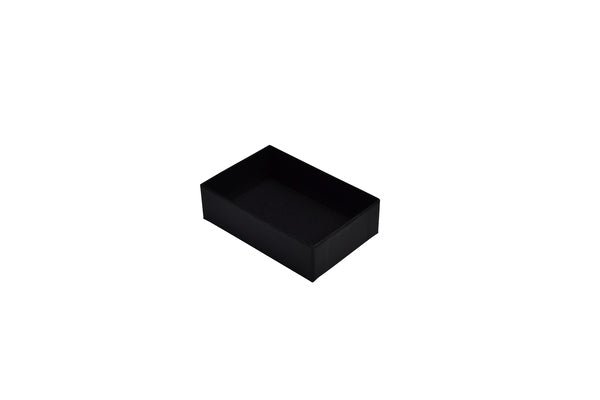 CUSTOM PRINTED Rigid Cardboard Standard Pendant Jewellery Box - Matt Black - PackQueen
