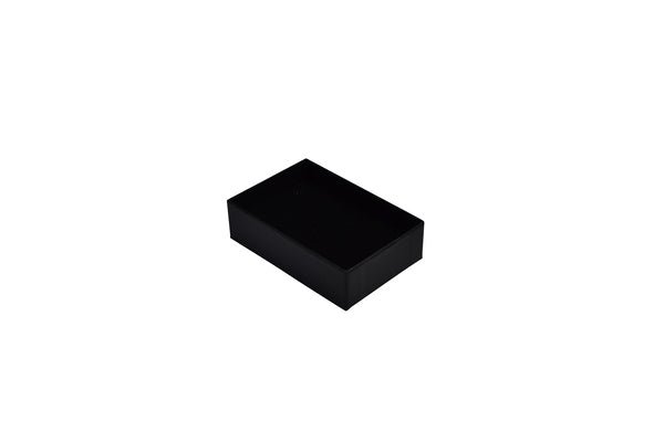 CUSTOM PRINTED Rigid Cardboard Standard Pendant Jewellery Box - Matt Black - PackQueen