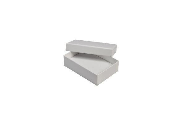 CUSTOM PRINTED Rigid Cardboard Standard Pendant Jewellery Box - Matt White - PackQueen