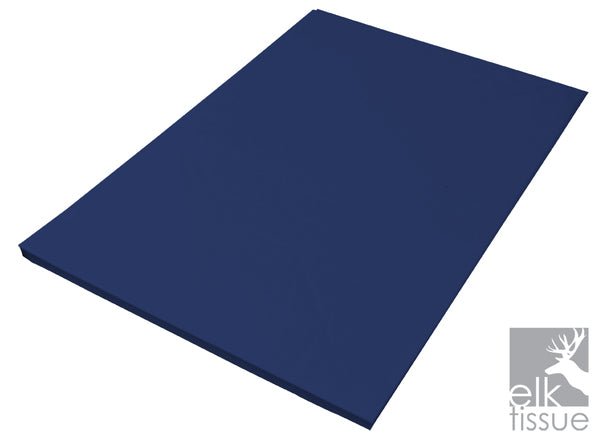 Dark Blue Tissue Paper - Acid Free 500 x 750mm (Bulk 480 Sheets) - PackQueen