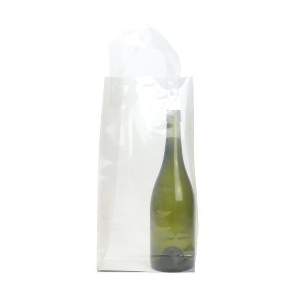 Double Clear EPI - Biodegradable Wine Plastic Bag - 250 PACK - PackQueen