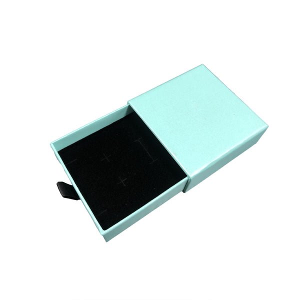 Extra Large Square 100mm Drawer Rigid Jewellery Box - Ring & Pendant (Sleeve, Base & Removable Insert) (MTO) - PackQueen