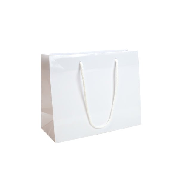 Extra Small - Gloss White Euro Gift Bag (200 PACK) - PackQueen