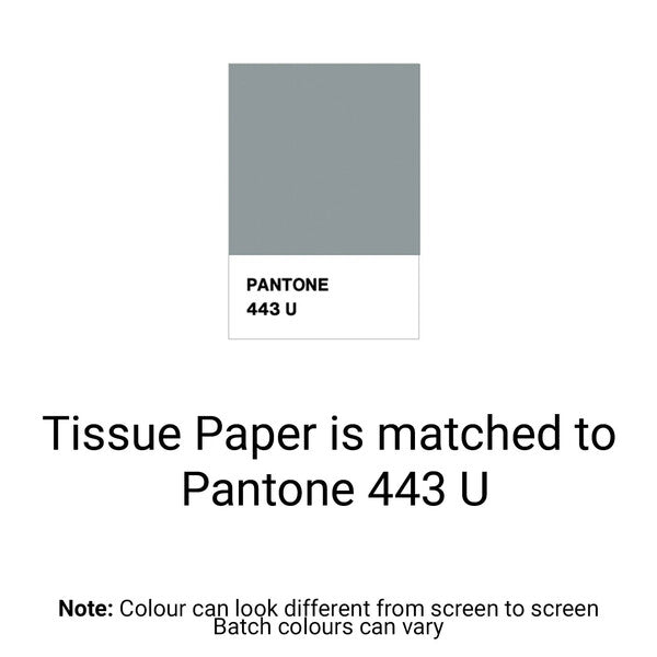 Grey Tissue Paper - Acid Free 500 x 750mm (Bulk 480 Sheets) - PackQueen