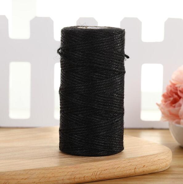 Jute Twine Black - 2mm x 100 metres - PackQueen