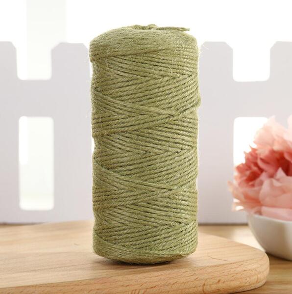 Jute Twine Olive Green - 2mm x 100 metres - PackQueen