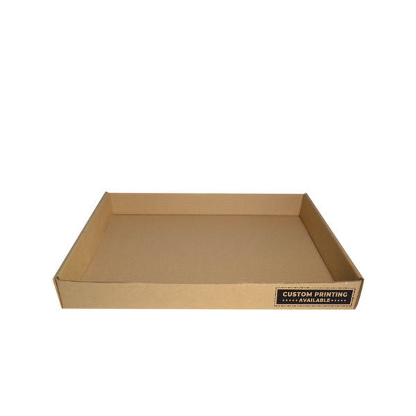 Large Cardboard Self Locking Food Tray - PackQueen