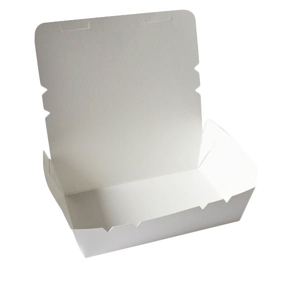 Large Lunch Boxes 200PK - White - PackQueen