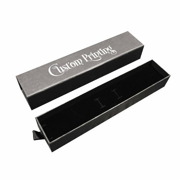 Large Rectangle 200mm Drawer Rigid Jewellery Box (Sleeve, Base & Removable Insert) - PackQueen