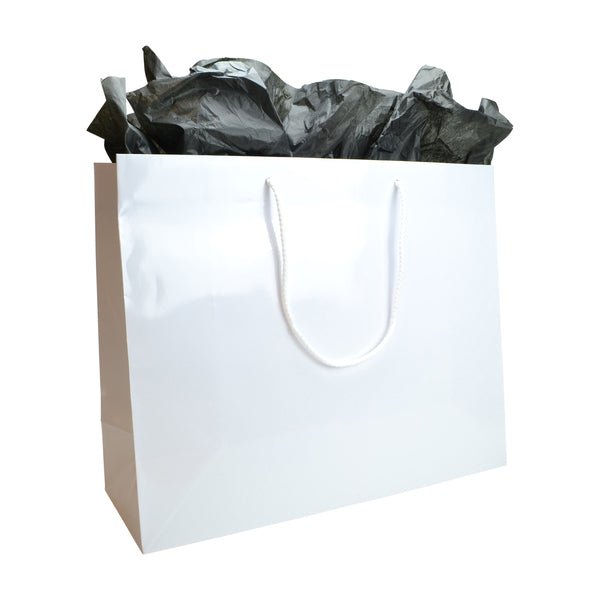 White gloss bags online