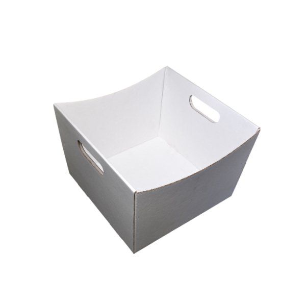 Medium Luxe Cardboard Hamper Tray - PackQueen