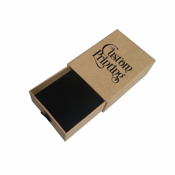 Medium Rectangle 90mm Drawer Rigid Jewellery Box (Sleeve, Base & Removable Insert) - PackQueen