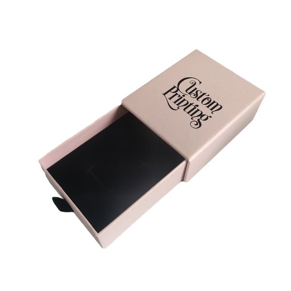 Medium Rectangle 90mm Drawer Rigid Jewellery Box (Sleeve, Base & Removable Insert) - PackQueen