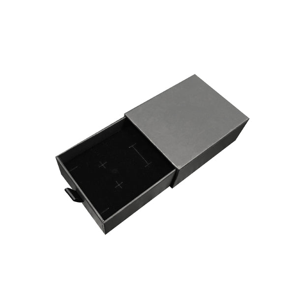Medium Rectangle 90mm Drawer Rigid Jewellery Box (Sleeve, Base & Removable Insert) - PackQueen