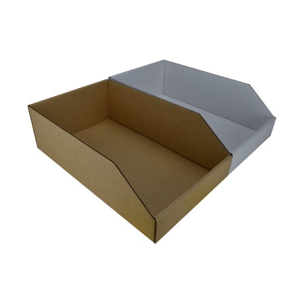 Pick Bin Box & Part Box 17973 (One Piece Self Locking Cardboard Storage Box) - PackQueen