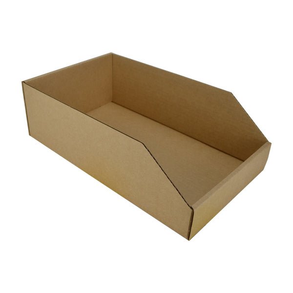 Pick Bin Box & Part Box 17973 (One Piece Self Locking Cardboard Storage Box) - PackQueen