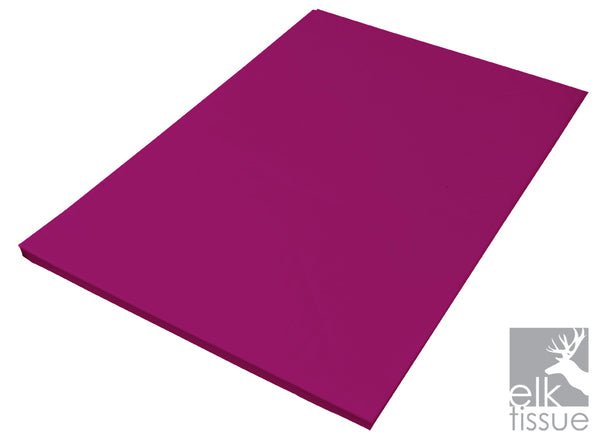 Plum Tissue Paper - Acid Free 500 x 750mm (Bulk 480 Sheets) - PackQueen