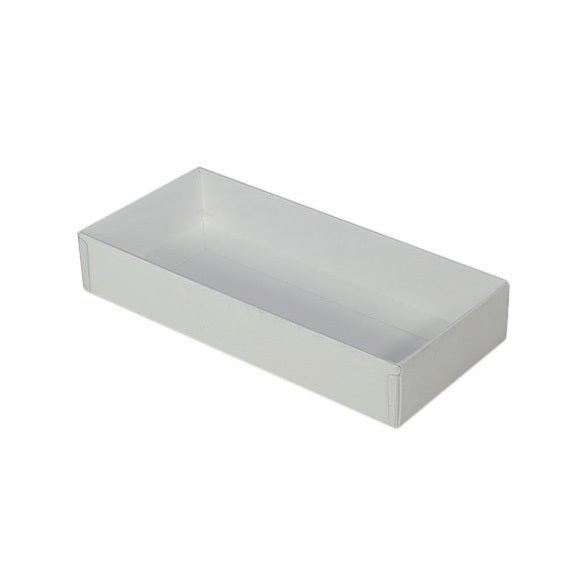 Rectangle 10 Gift Box with Clear Lid - Paperboard - PackQueen