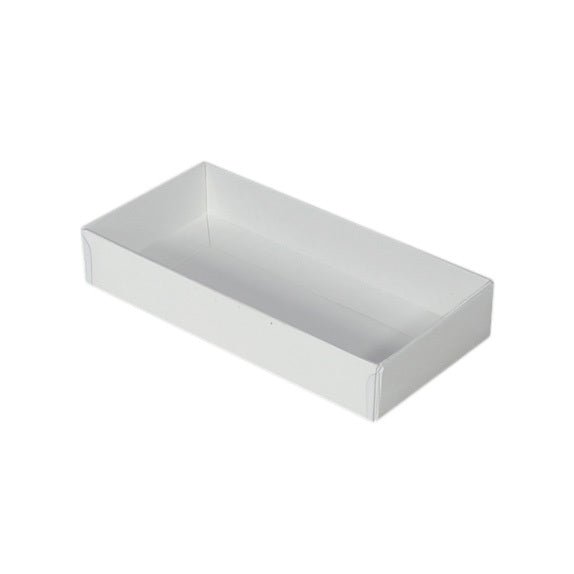 Rectangle 8 Gift Box with Clear Lid - Paperboard (285gsm) - PackQueen