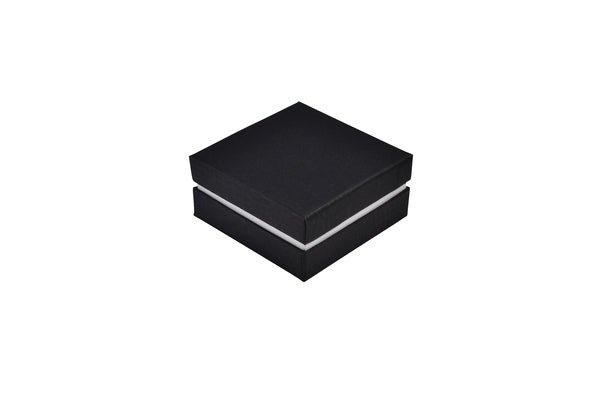Rigid Cardboard Pendant Jewellery Box - Two Tone Texture - PackQueen