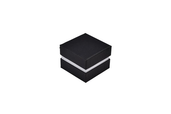 Rigid Cardboard Small Jewellery Box for Rings, Earrings, Pendants or Hoops - Two Tone Texture - PackQueen