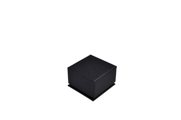Rigid Linen Small Jewellery Box - Charcoal Black - PackQueen