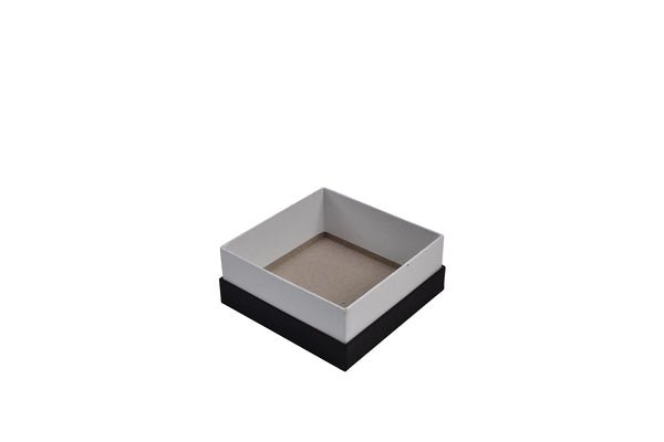 Rigid Square Jewellery Box - Two Tone Texture - PackQueen