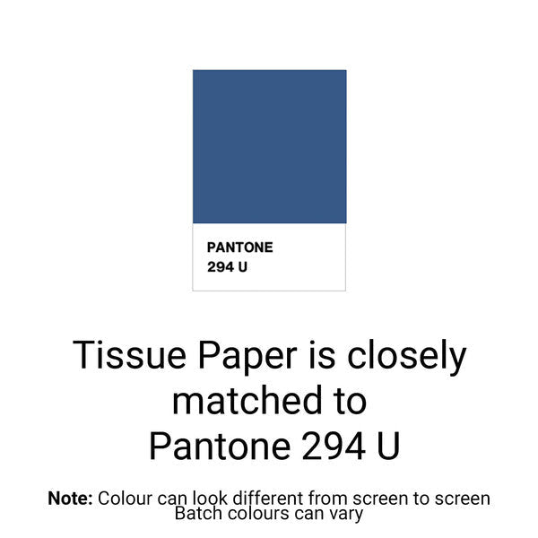 Royal Blue Tissue Paper - 500 x 750mm (Bulk 480 Sheets) - PackQueen