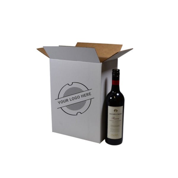 RSC Shipping Carton 6 Bottle Wine 331mm High [PALLET BUY] - PackQueen