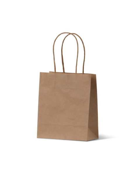 Runt Brown Kraft Brown Paper Gift Bag - 500 PACK - PackQueen