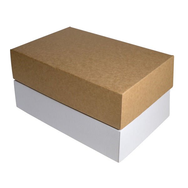 SAMPLE 12 Cupcake Box Mailer 28857 with Optional Insert (Please see 700-28858-12) - Kraft Brown (MTO) - PackQueen