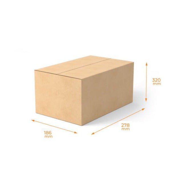 SAMPLE - 6 x Chandon Wine Bottle [RSC Shipping Carton ] 320mm High - Kraft Brown - INSERTS SOLD SEPARATELY [700-24705] - PackQueen