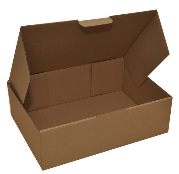 SAMPLE - B Flute - Large Postage Box - Kraft Brown (BXP4) - PackQueen