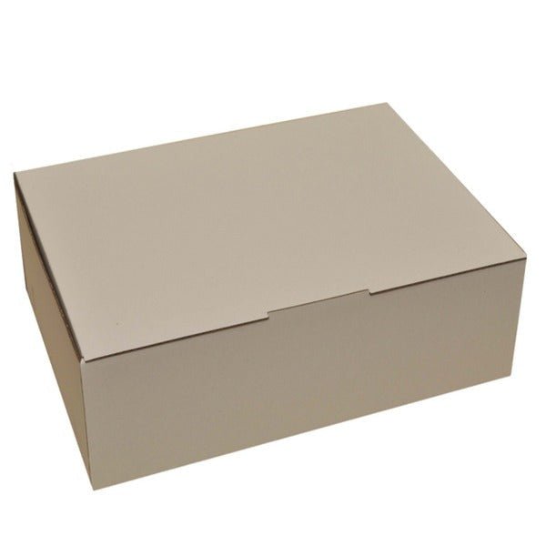 SAMPLE - B Flute - Large Postage Box - Kraft White (BXP4) - PackQueen