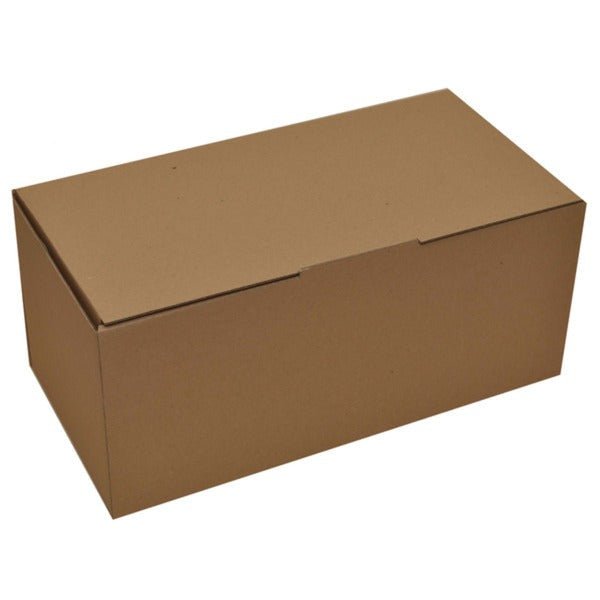 SAMPLE - B Flute - Medium Postage Box - Kraft Brown (BXP3) - PackQueen