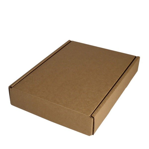 SAMPLE - B Flute - One Piece Postage & Mailing Box 21484 - Kraft Brown - PackQueen
