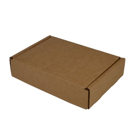 SAMPLE - B Flute - One Piece Postage & Mailing Box 23725 - Kraft brown - PackQueen