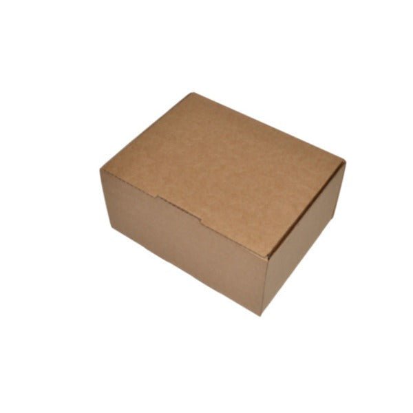 SAMPLE - B Flute - One Piece Postage & Mailing Box 24991 - Kraft Brown - PackQueen