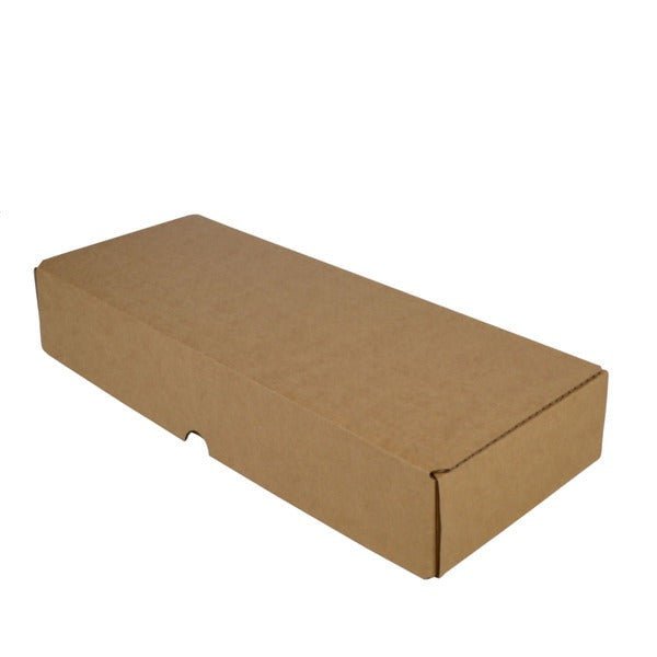 SAMPLE - B Flute - One Piece Postage & Mailing Box 28038 - Kraft Brown - PackQueen