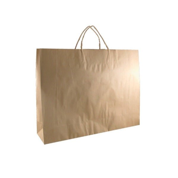 SAMPLE - Brown Kraft Paper Gift Bag Boutique - PackQueen