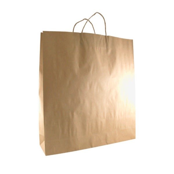 SAMPLE - Brown Kraft Paper Gift Bag Large - PackQueen