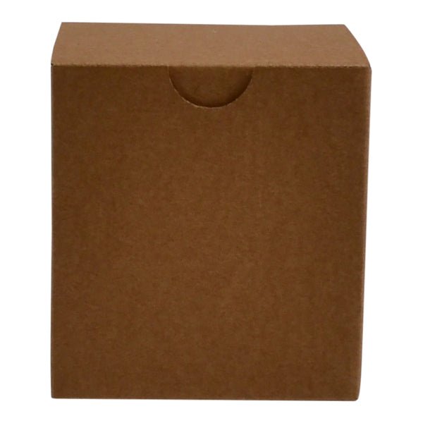 SAMPLE - Candle Medium 1 Oxford/Cambridge Jar Pack Upright with Insert - Kraft Brown - PackQueen